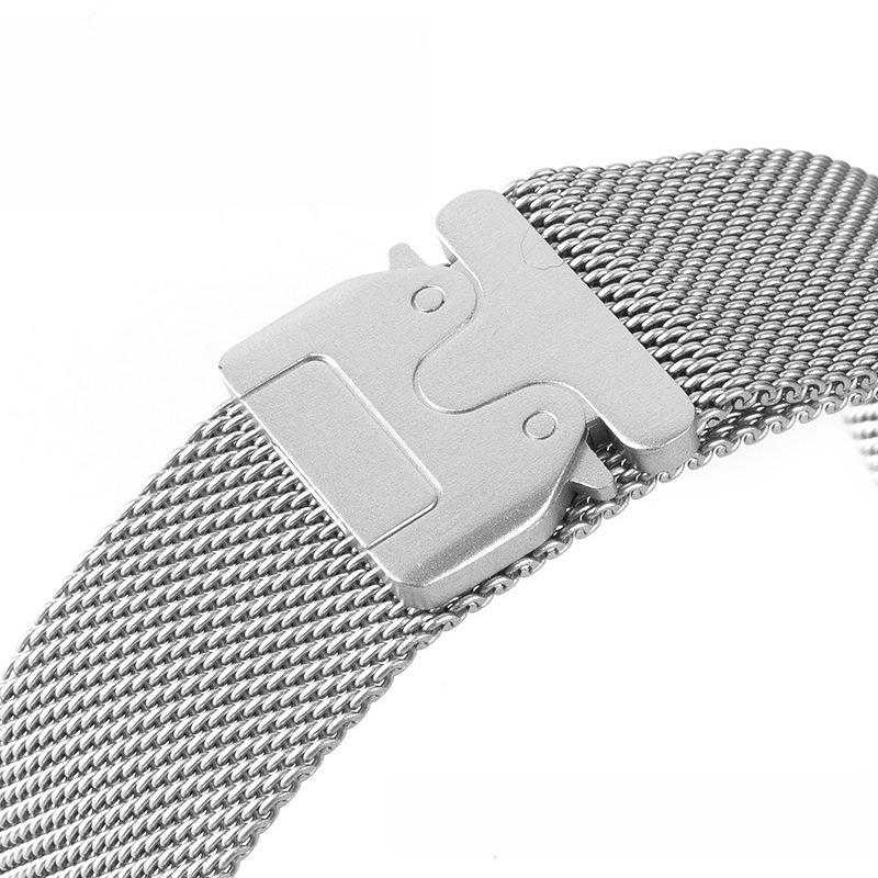Compatible with Apple Watch Bands (iWatch S10 / Ultra 2) — Magnetic Metal "Parachute" Steel Band