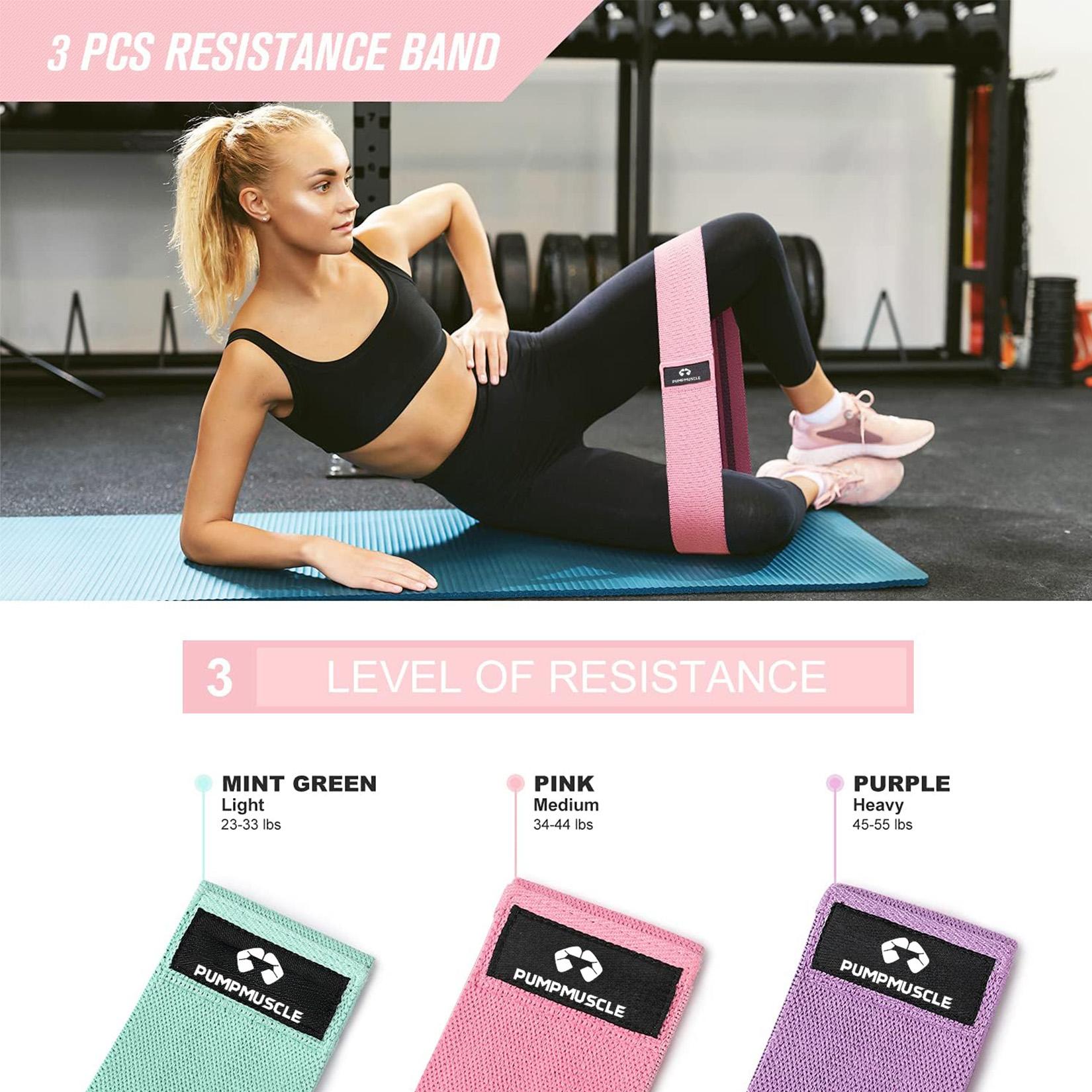 Resistance Band Set, 1 Set Barbell Pad & Resistance Band & Ankle Strap & Weight Lifting Strap & Carry Bag, Barbell Pad Set for Squat, Hip Thrusts, Lunges, Weight Bands Set, Workout Straps