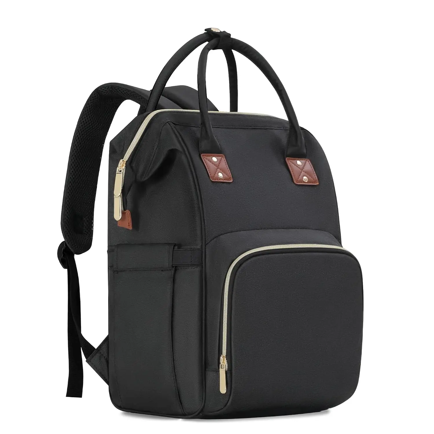 Diaper Bag Backpack Multifunction Maternity Nappy Baby Bag for Girls & Boys Large Capacity Travel Diaper Bags Dark Black