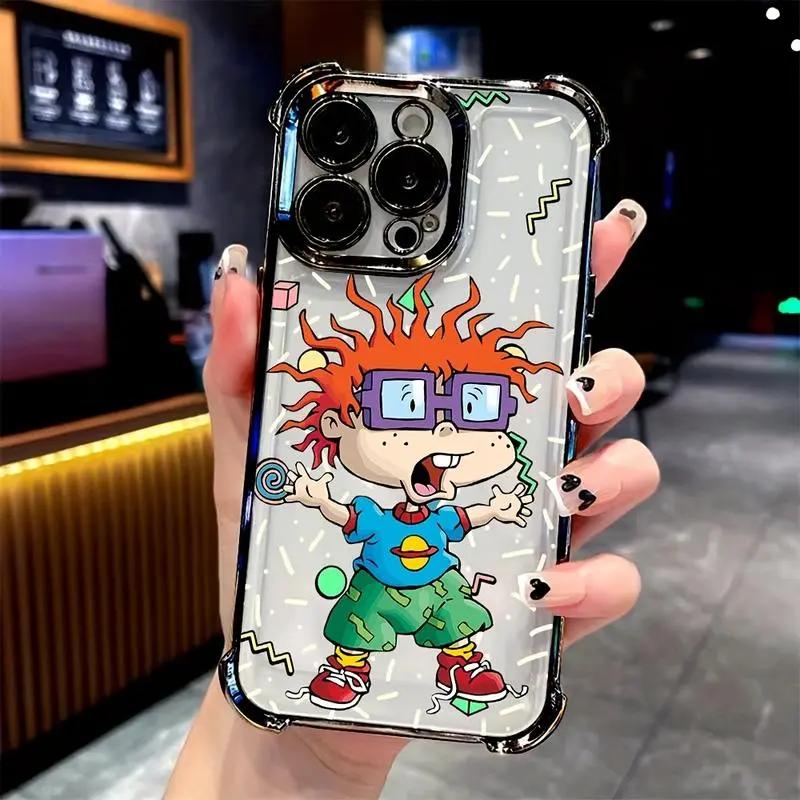 Cute Rugr0ts Chuckie Clear Phone Case,Giving gifts to friends and family,for iPhone 17 16 15 14 13 12 11 Pro Max X XS for Samsung S22–S26 Plus Ultra
