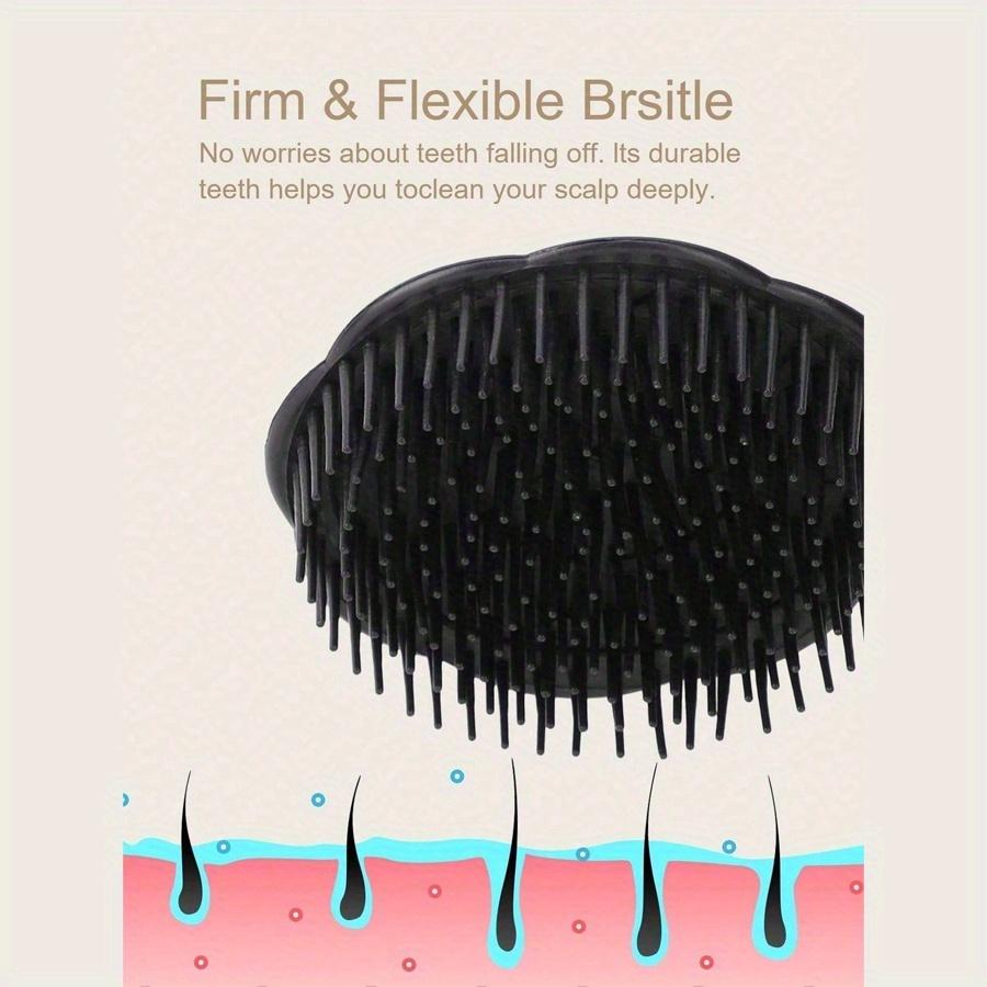 1 Scalp Massage Brush, Scalp Detangling Brush, Cleansing Brush, Shower Scalp Shampoo Brush, Scalp Massager, Deep-cleansing Hair Shower Comb, Men's Hand Brush, Beard Brush, Pet Grooming Round Palm Brush