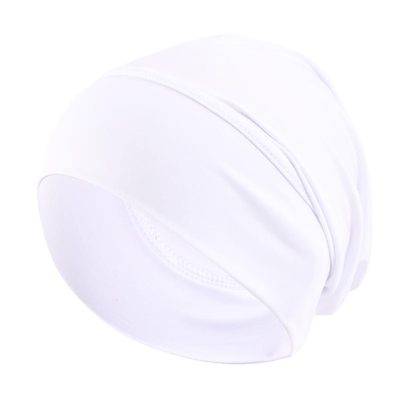 Muslim Elastic Turban Hat, Inner Cap, Chemo Cap, Hair Protection Bonnet