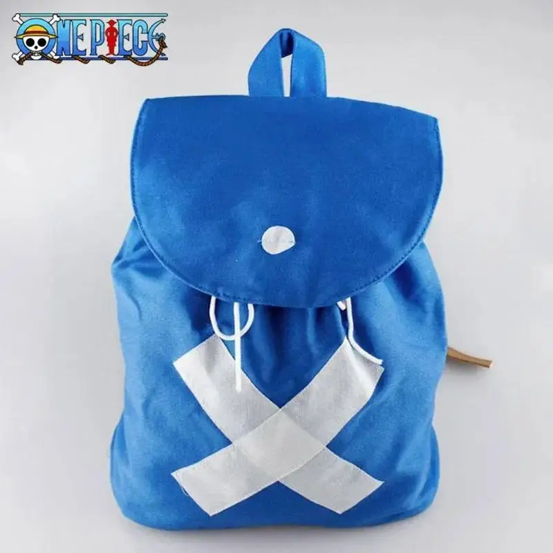 One Piece Anime Canvas Backpack Tony Tony Chopper Figures Cosplay School Shoulder Bag Teenagers Gift Drawstring Pocket Bags