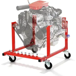 1000 lbs Chevy Engine Stand with Wheels, Steel Structure Rolling Engine Cradle, Dolly Compatible with Chevrolet Mover Repair Rebuild