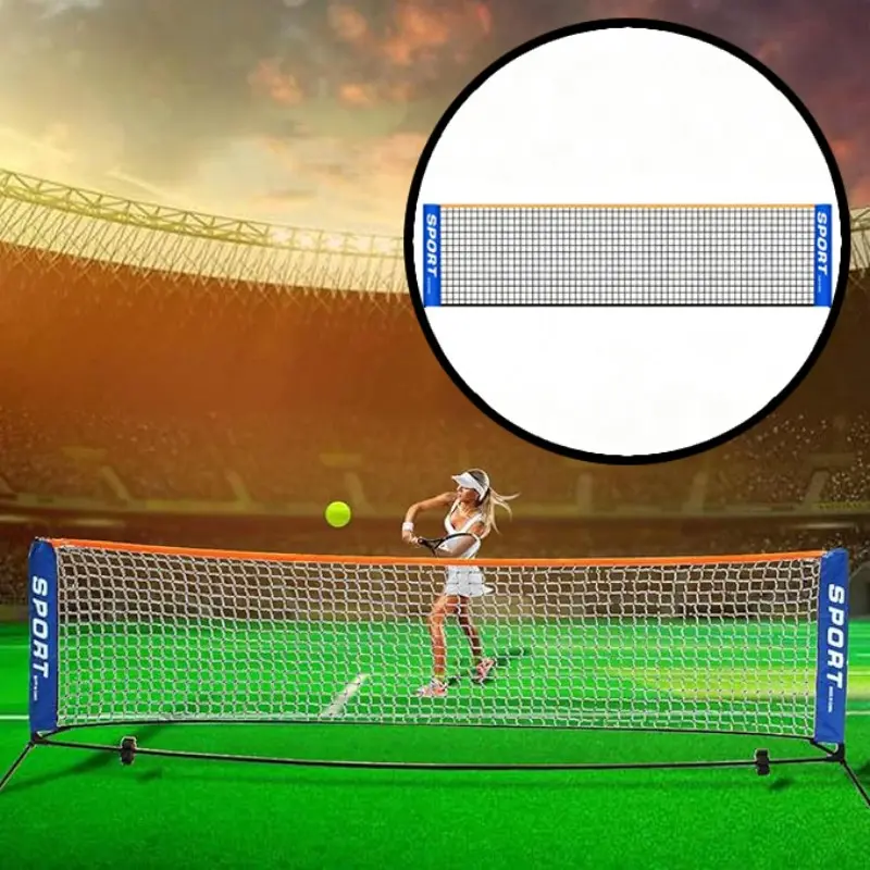 1pc (76cm*310cm) Portable Badminton Net Set for Tennis, Soccer, Tennis,  Adult Volleyball Foldable Training Net Indoor/Outdoor Sports Net for Garden Court Beach Backyard, Only Net Training Equipment