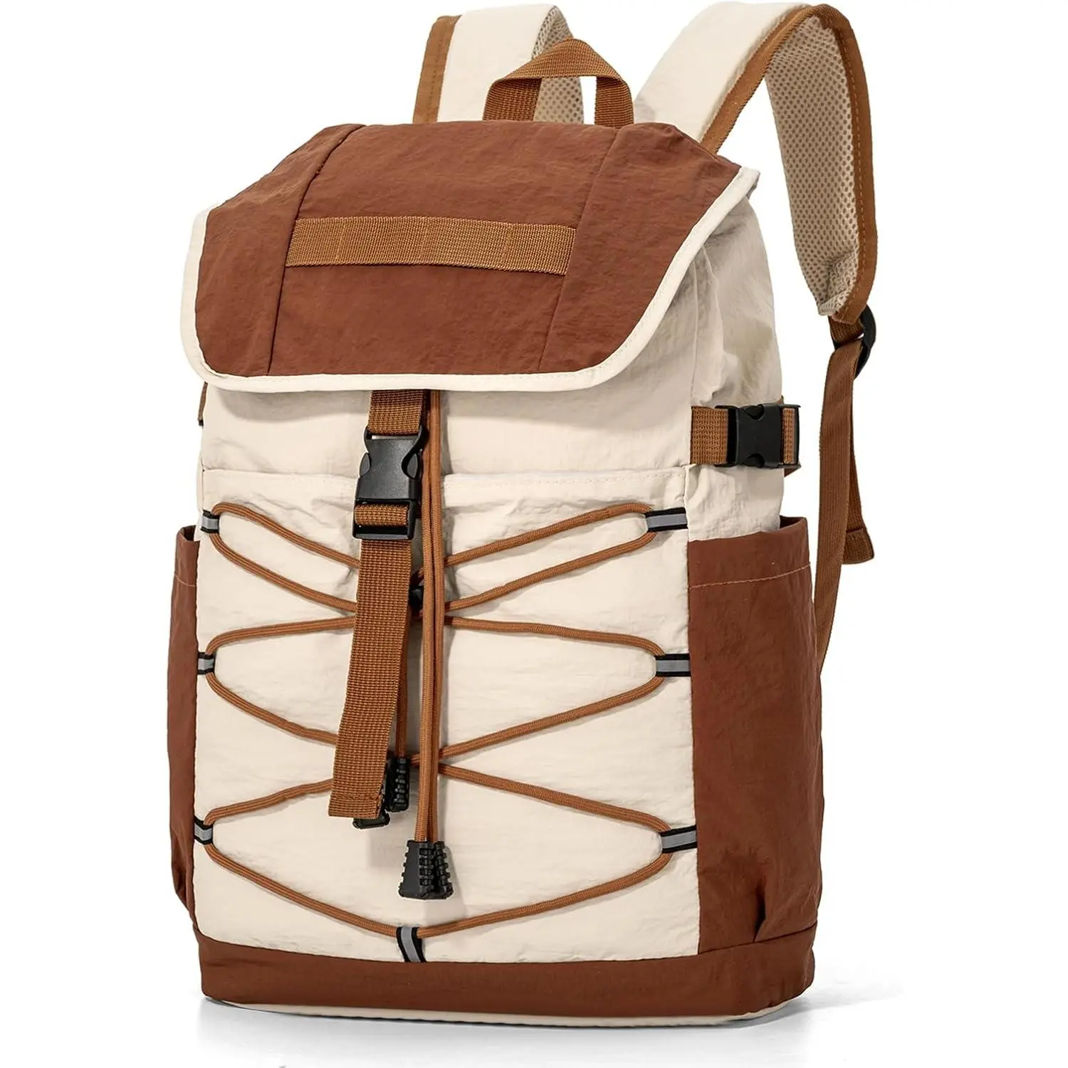 Travel Backpack for Women Men, Carry  Laptop Backpack fits 16'' Laptop, Lightweight  Nylon Casual Daypack with Multiple Pockets, Basics Bag for Outdoor, Walking, Hiking.