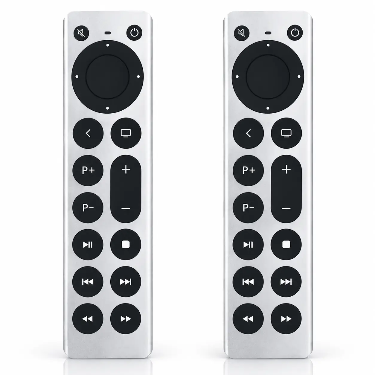 2 Pack Replacement Remote Control for Apple TV Remote 4K/HD, Compatible with 1st/2nd/3rd/4th/5th Generation Apple TV, Universal Replacement Controller (No Voice Function)