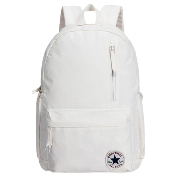 Converse 15L Sporty Casual Polyester Backpack for Women, White