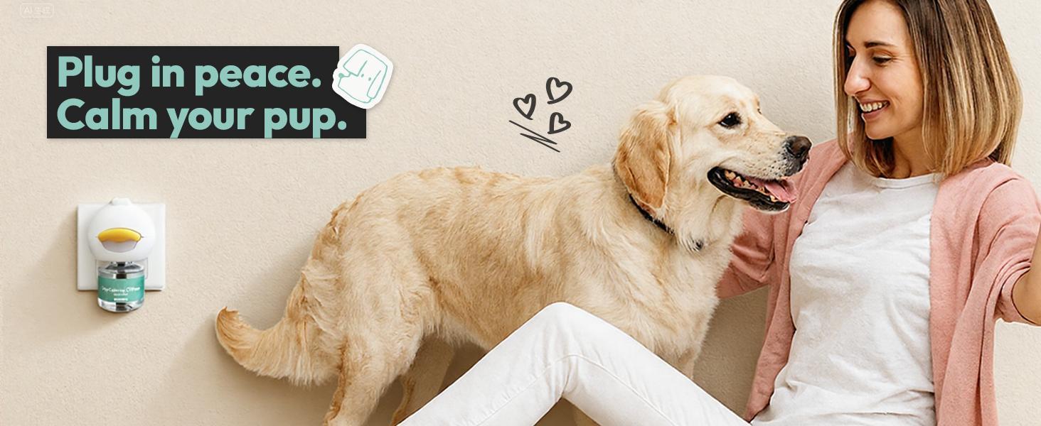 Safe Pheromone Dog Calming Diffuser – Plug-In Anxiety & Stress Relief Aid, Puppy Safe & Ideal for Home Calm Environment (1–3 Pack)