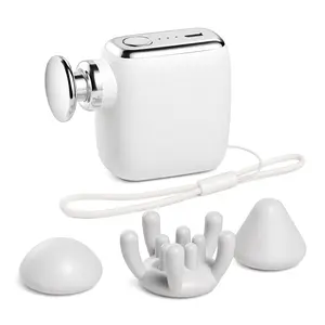 Mini Pocket-Sized Percussion Massage Gun, Brushless Cordless Muscle Massager, Handheld Deep Tissue Massager for Neck, Back, Shoulders, Travel & Gym Recovery,Portable Rechargeable Massager