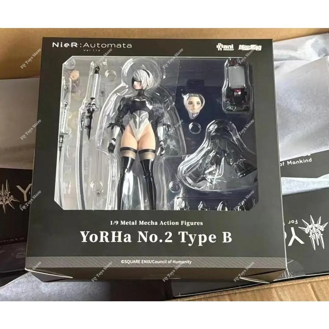 In Stock Nuclear Gold Reconstructed AniMester "NieR: Automata Ver1.1a" YoRHa No.2 Type B Anime Model Action Figure Collection