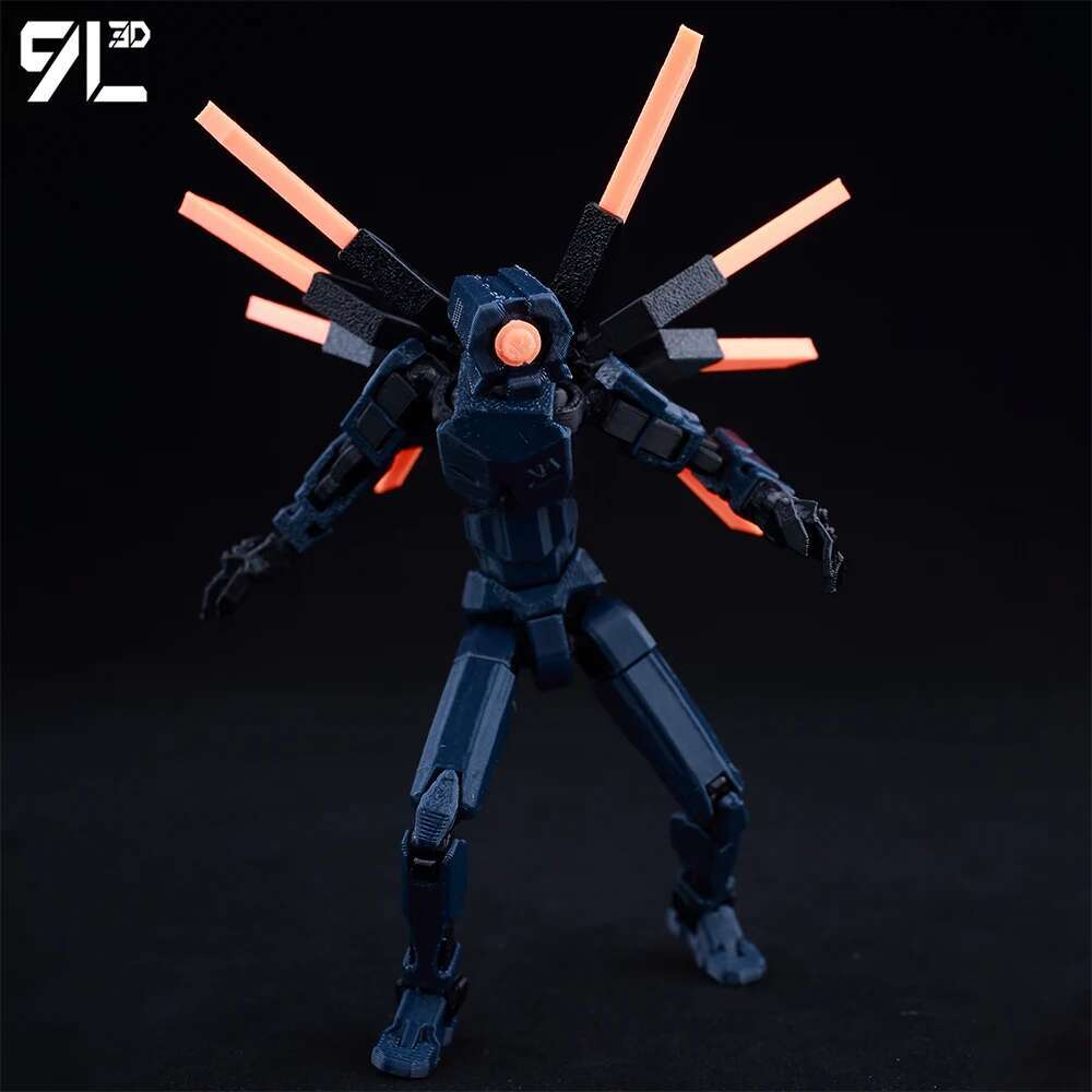 Lucky13 Dummy13 Ultrakill V1 Series Anime Characters-3D Printed Multi-Jointed Deformable Body Posing Model Multi-color Toys Gift Lucky13 Dummy13 Ultrakill V1 Series Anime Characters-3D Printed Multi-Jointed Deformable Body Posing Model Multi-color Toys Gift