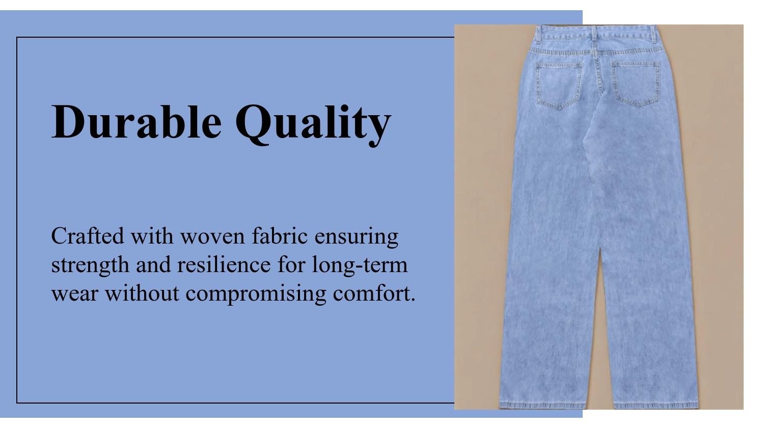 GILIPUR Y2K Women Front Button Pocket Straight-Leg Casual Denim Jeans For Daily Wear Ladies Pockets Bottoms For All Seasons Baggy Pants Streetwear Low-Rise Non-Stretch Jeans Stacked Jean All-Season Comfortable Fit