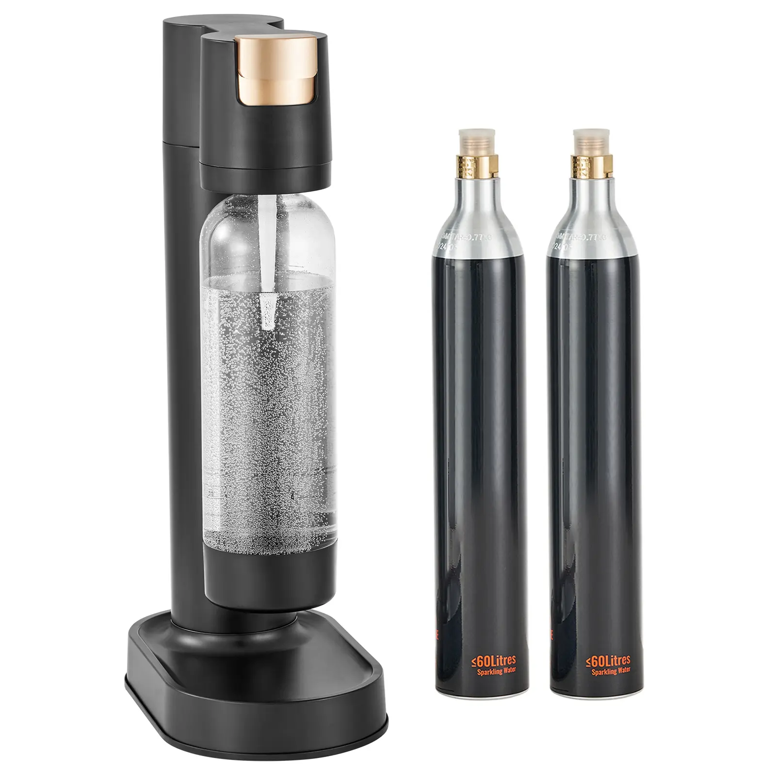 Sparkling Water Maker, Soda Maker Machine for Home Carbonating, PET Bottle & ABS Body Construction, Cost-effective and Sustainable, Secure Safeguarding