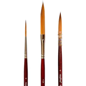 Pinstriping Brush Set Sword Striping Brush Liner Mop Paint Artist Brush Size 4 1/4" and 4"