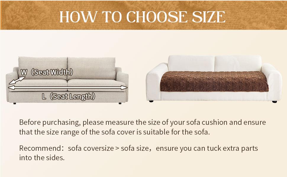 Waterproof Couch Cover for Dogs Washable,Fuzzy Pet Couch Covers for Sofa,Thick Soft Dog Mat Non-Slip Couch Covers for 3 Cushion Couch Sofa Pet Friendly (White, 35x82(1pc))