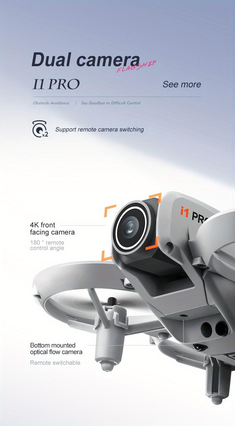 i1 PRO 480p Drone with Dual Cameras 180° Rotation Obstacle Avoidance Optical Flow Positioning 360° Roll Gyroscope One-Key Calibration Take-off Landing Functions