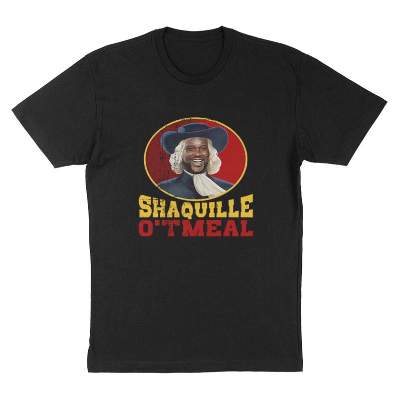 Shaquille Oatmeal Apparel Comedy Tee, Funny Basketball Parody Short Sleeve Perfect Gift