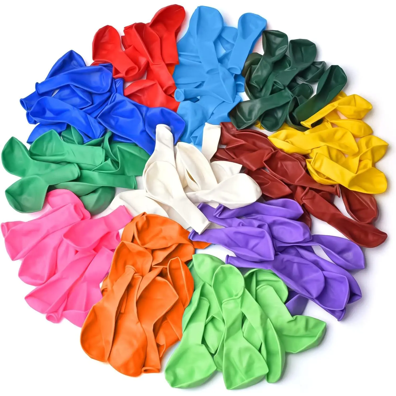 Thickened balloons, 120 PCS Balloons Assorted Colors, Latex Balloons  Kid's Birthday Party, Exquisite Rainbow Balloon, 12 Inches 13 Kinds of Rianbow Colorful Party Balloons Decorations. New model