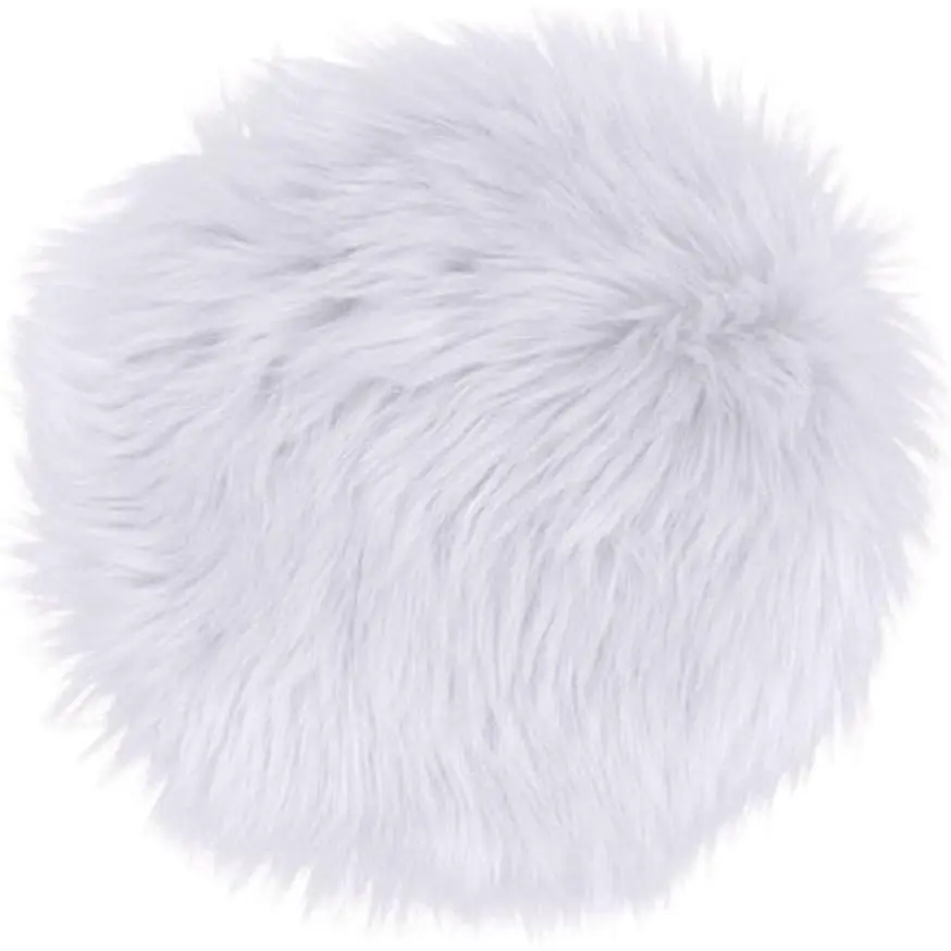Luxury Faux  Sheepskin Cushion Area Rug- Photography Backdrop |  Decor Accent, Soft Tabletop Display Mat for , , Bags, Shoes-Ideal for Stylish  Decor