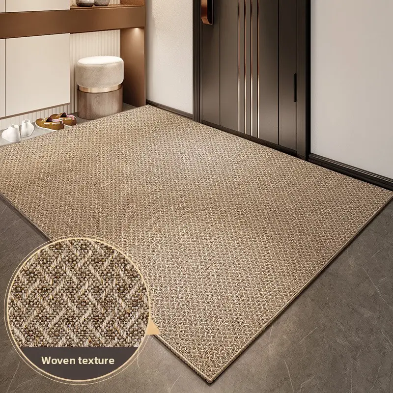 Simple Polyester Entry Doormat, Dust & Sand Scraper, Easy to Clean, Non-Slip Rubber Backed Floor Mat for Entrance Simple Polyester Entry Doormat, Dust & Sand Scraper, Easy to Clean, Non-Slip Rubber Backed Floor Mat for Entrance