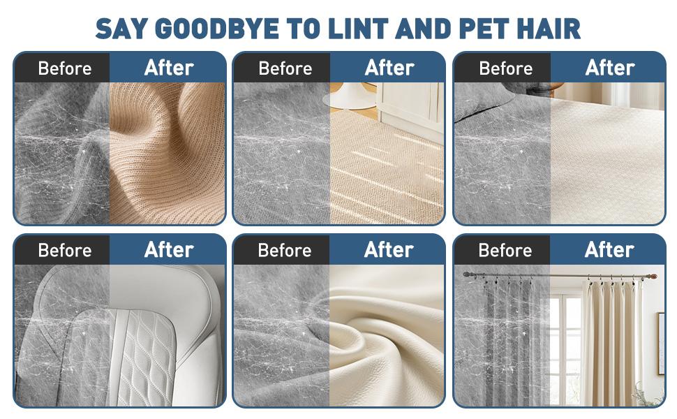 Magic Brush Glove Pet Hair - 2 Pack Electrostatic Grooming Removal Gloves for Dogs and Cats, The Magic Brush Pure Path Yomi Pet Grooming Needs, Fur Remover for Furniture, Clothes (Purple)