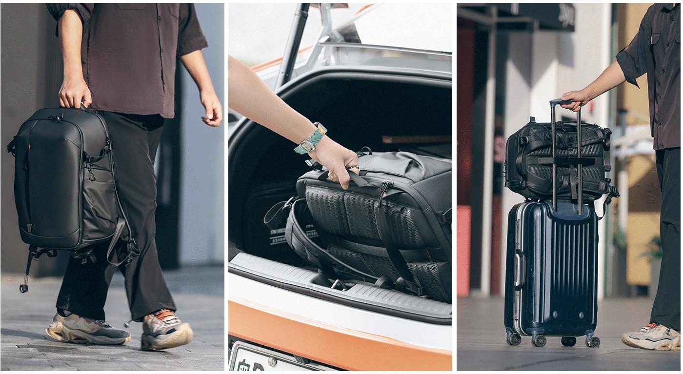 Ulanzi BP09 Camera Backpack 22L Large Capacity Waterproof Digital SLR Camera Photography Travel Bag Tripod Holder Outdoor Video