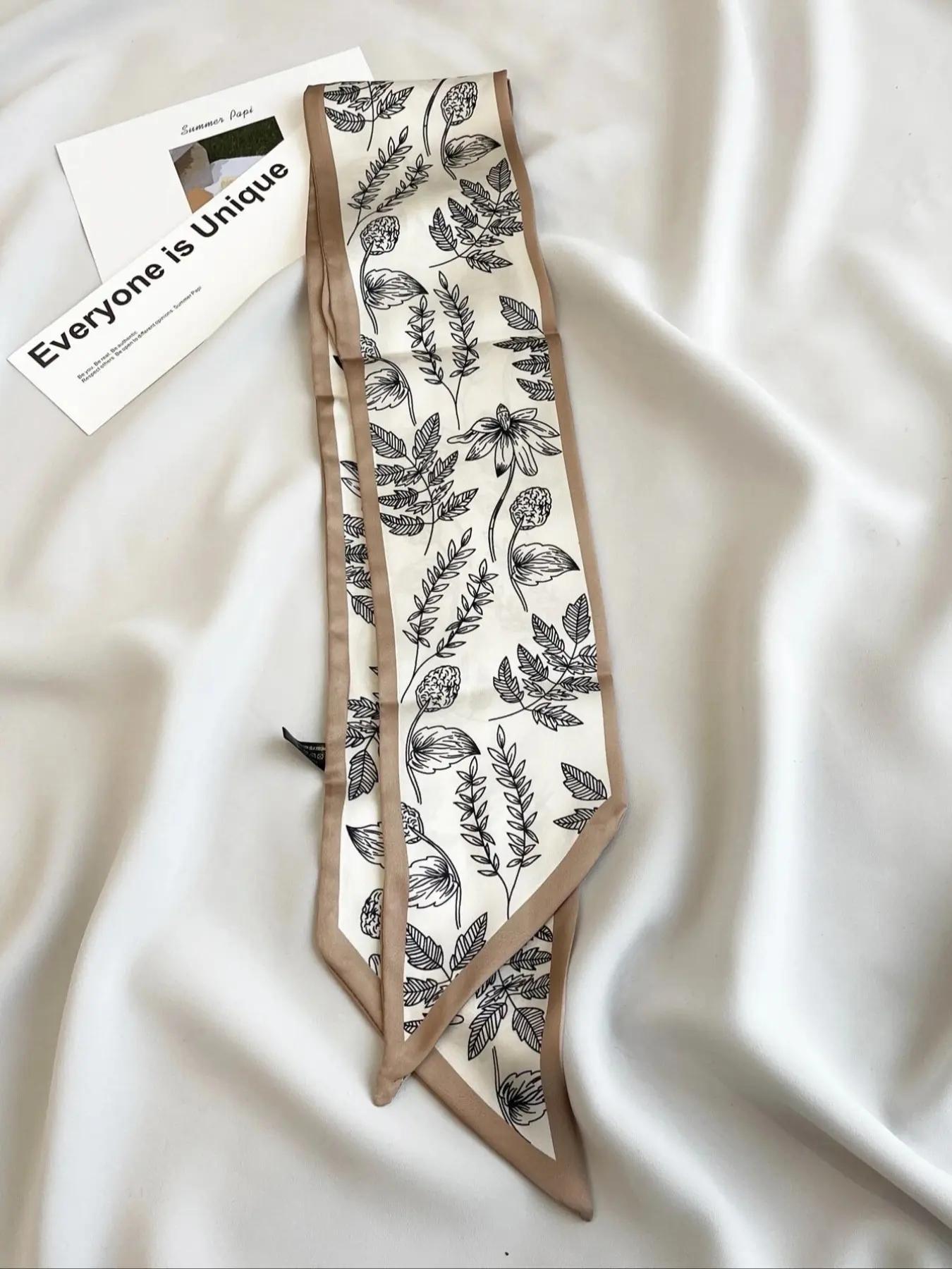 Floral & Leaf Print Hair Band Style Hair Band for Women & Girls, Floral Hairbands, Fashion Hair Accessories for Daily Wear, Fashionable Hair Accessories