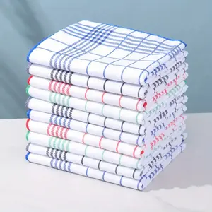 10 pcs extra-large dishcloths (15.75* 23.62inch ), cleaning cloths, highly absorbent and lint-free, suitable for quick cleaning, suitable for coffee machines, kitchen tea towels, grid-patterned kitchen towels