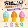 Super Soft Ice Cream Squishy Toy | Squishy Fun Stress Relief Sensory Stress Reliever Squishies Squeeze Fidget Sensory Toy for Kids & Adults | Cute Birthday Gift Party Favor | Squishy Fidgets