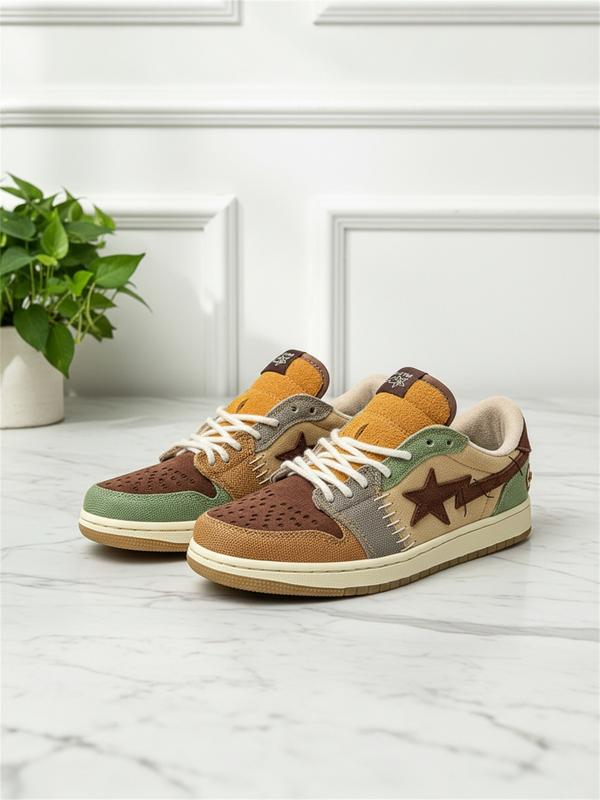 Unisex Flat Sole Skate Shoes, Outdoor Casual Shoes, Non-Slip Durable