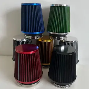 3-Inch Car Air Filter, High-Flow Intake Mushroom Head Filter, Engine Performance Accessory, Universal Fit for Most Models