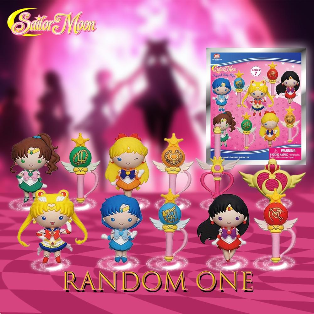 Official Sailor Moon 3D Anime Character Keychain Pendant, Mystery Blind Box Design, Perfect Gift for Fans & Collection Lovers