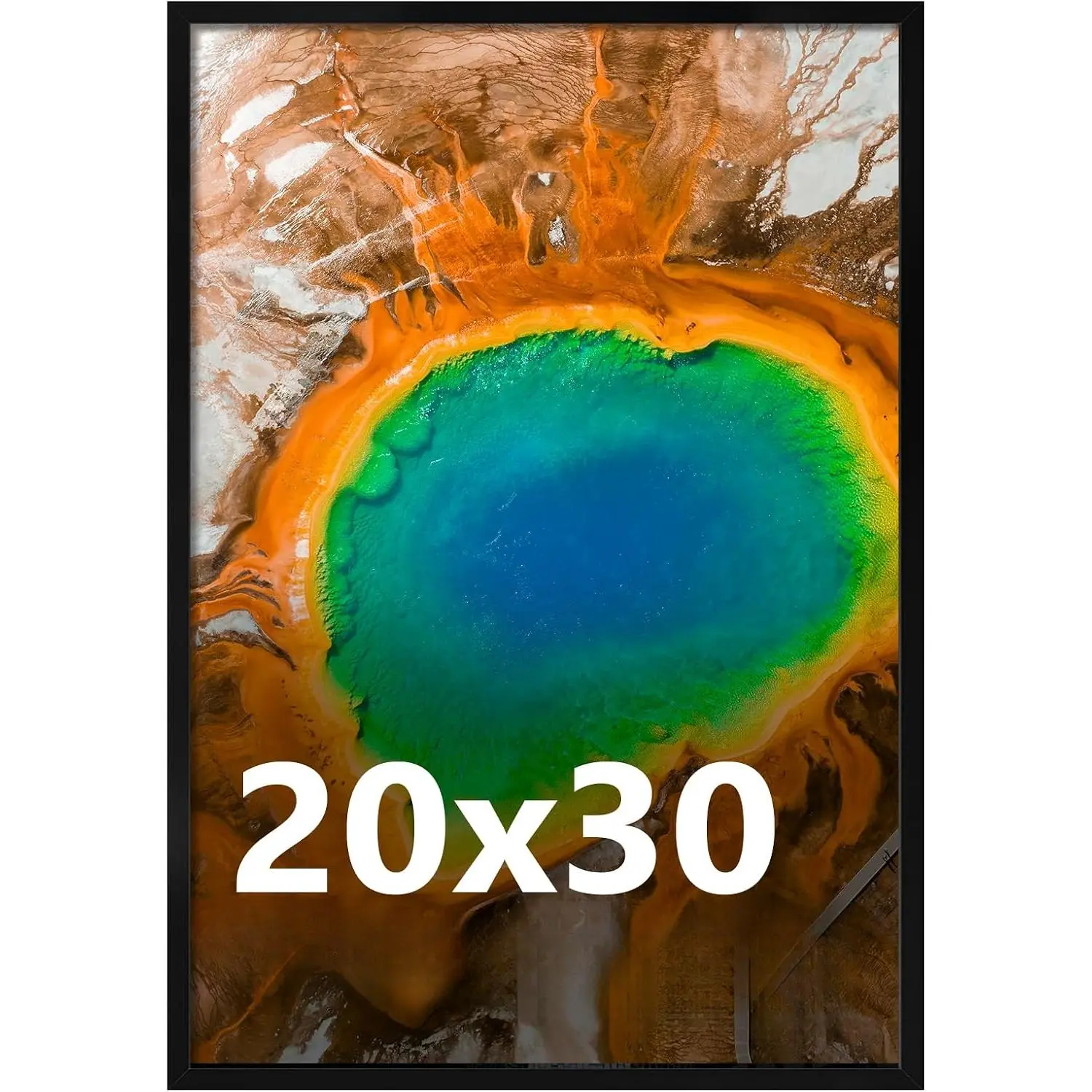 20x30 Picture Frame for Wall Display, 20x30 Black Picture Frame with Shatter Resistant Plexiglass, Stable and Sturdy 20 x 30 Poster Frame for Wall Display, Handpicked Gift Collection, 1 Pack,Acrylic Stand magnetic frames