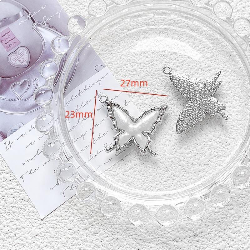 Alloy Sweet Jelly Color Bear Moon Butterfly Pendant DIY Handmade Jewelry Bracelet Necklace Bead Accessories