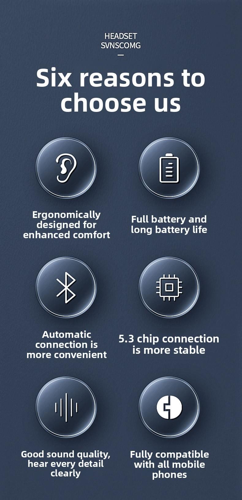 M96 Wireless Bluetooth Earphones with Digital Display Screen, In-Ear Gaming Headset, Low Latency, 5.3 Earbuds, Ultra-Long Battery Life