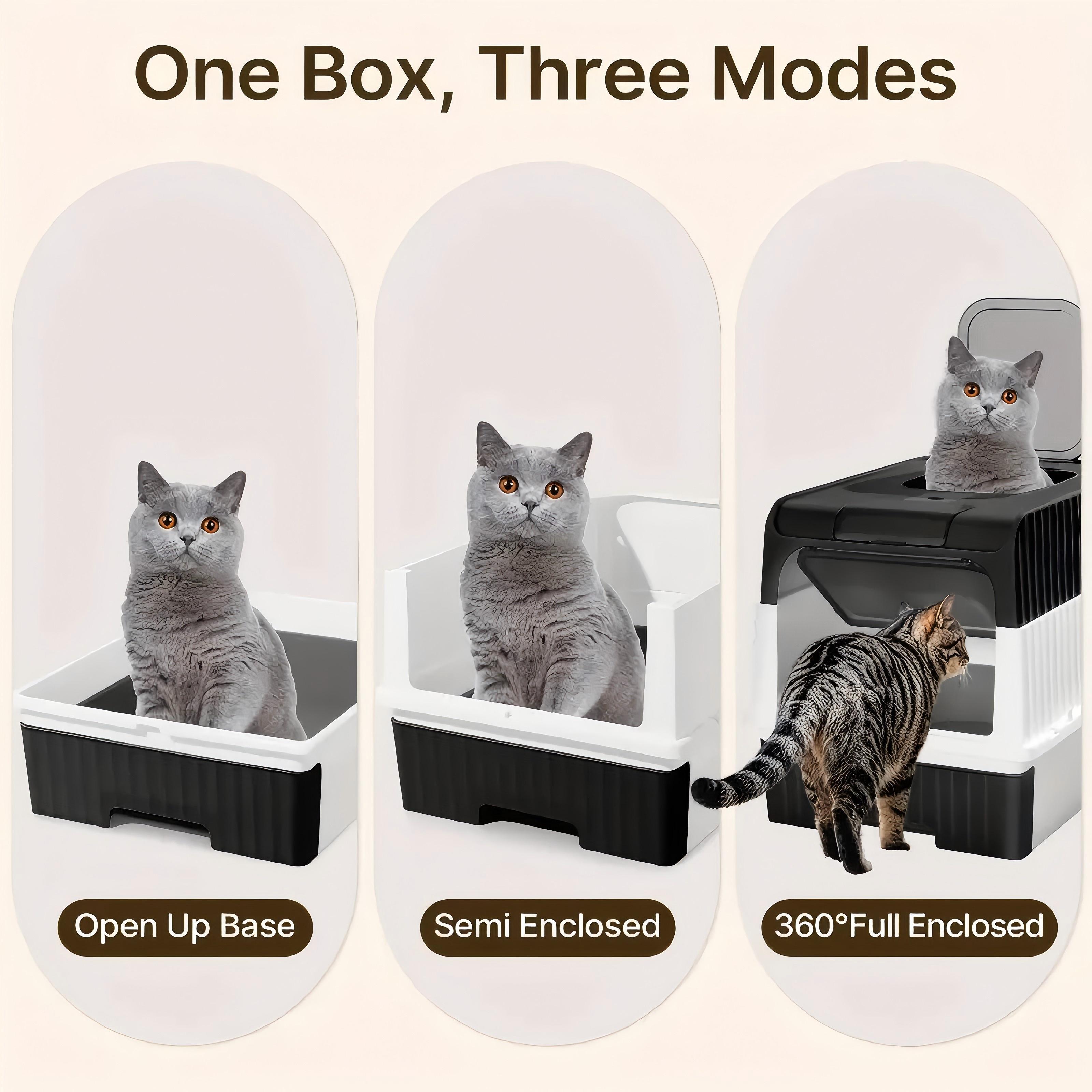 Extra Large Cat Litter Box - Odor Control, Leak-Proof, Pull-Out Design, Easy Clean