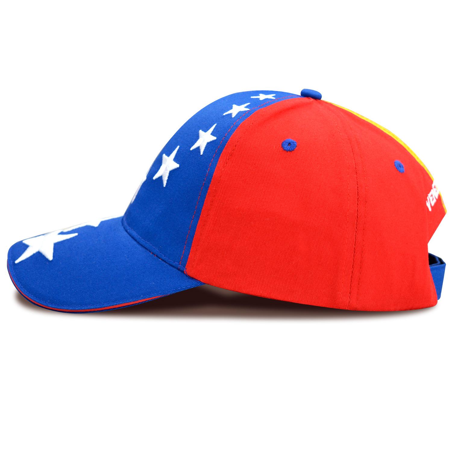 3D Embroidered Venezuelan Flag Baseball Cap| Adjustable Strap| Street Fashion Hat