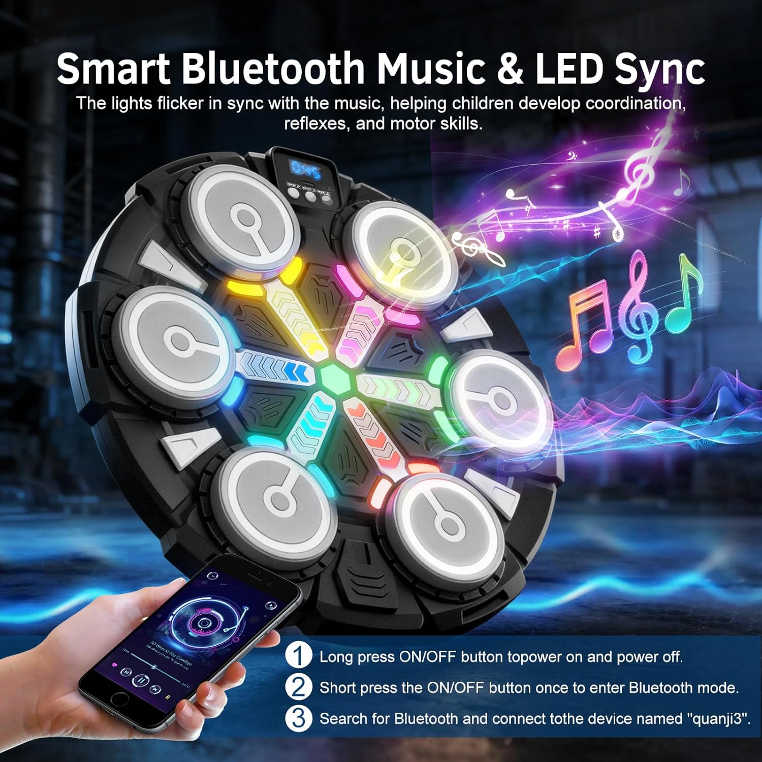 Boxing Machine, Wall Mounted Punching Bag with , Boxing  Workout Equipment with Gloves, Ideal  for  and Adults, , Office and Gym