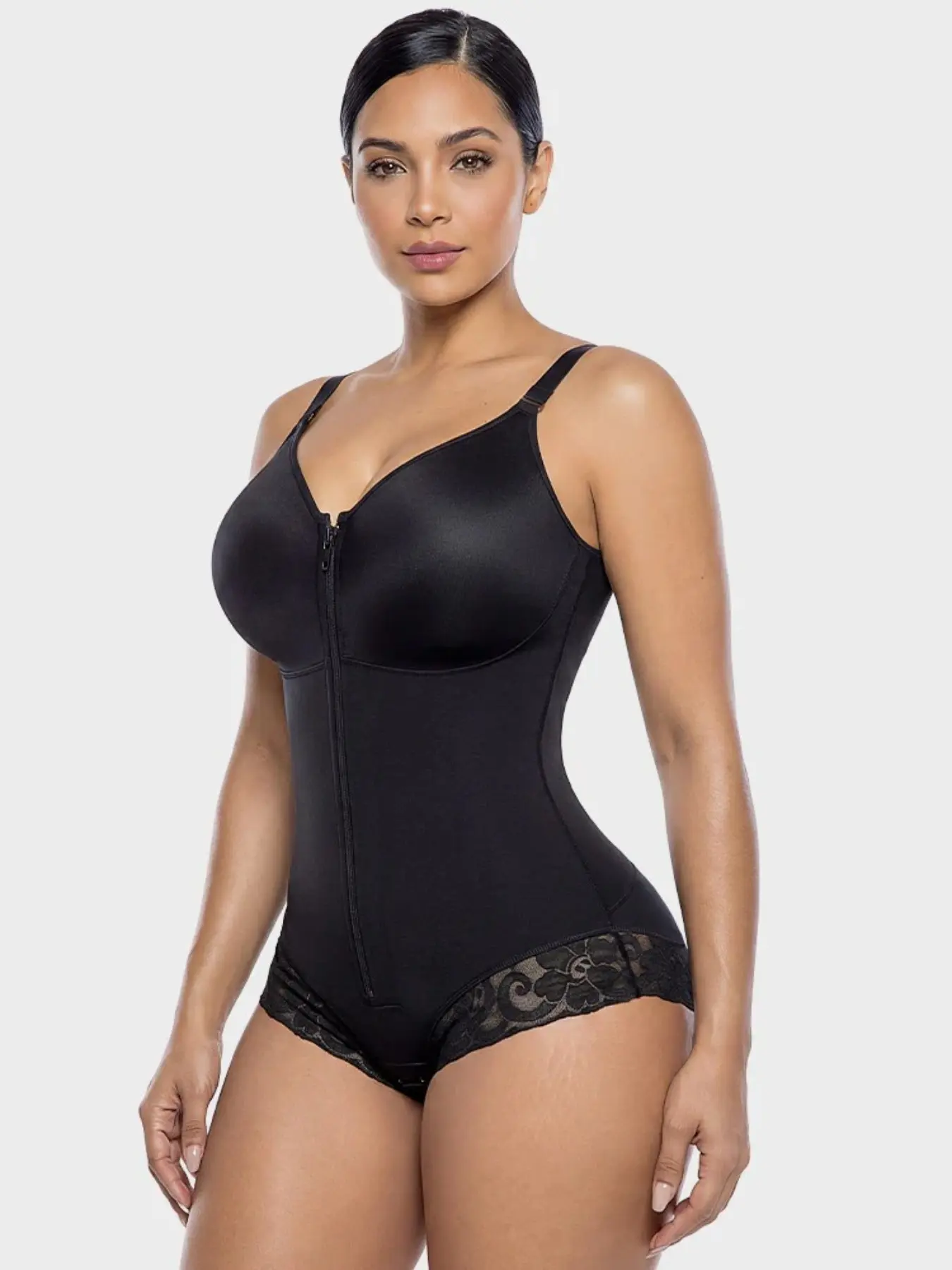 Leopard-print shapewear bodysuit with sleeveless design and adjustable straps; no need to wear a bra; suitable for casual wear and everyday use; Fabric; Body Shaper Shapewear Underwear