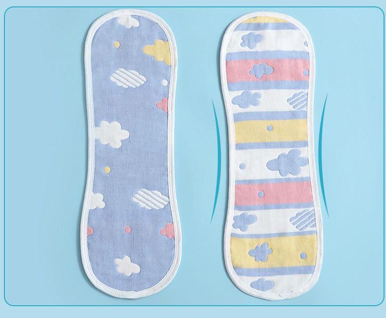 Baby diaper cotton gauze washable diaper newborn peanut-shaped washable diaper baby cotton gauze cloth