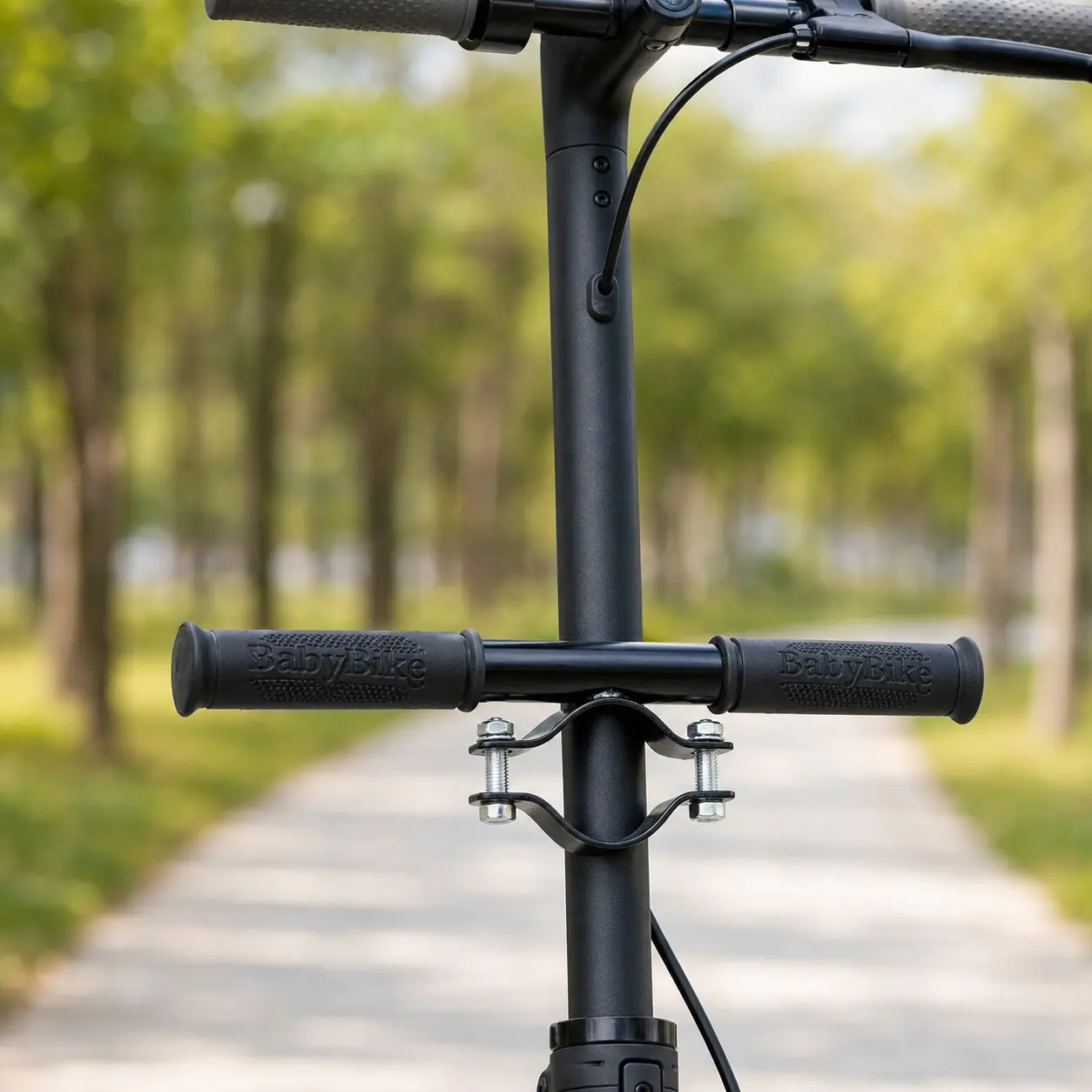 Electric Scooter Handlebar Extender, Anti-Slip Shock Absorber with Hook Attachment, Compatible with Xiaomi Ninebot, Daily Commute Accessory, Shock Absorption