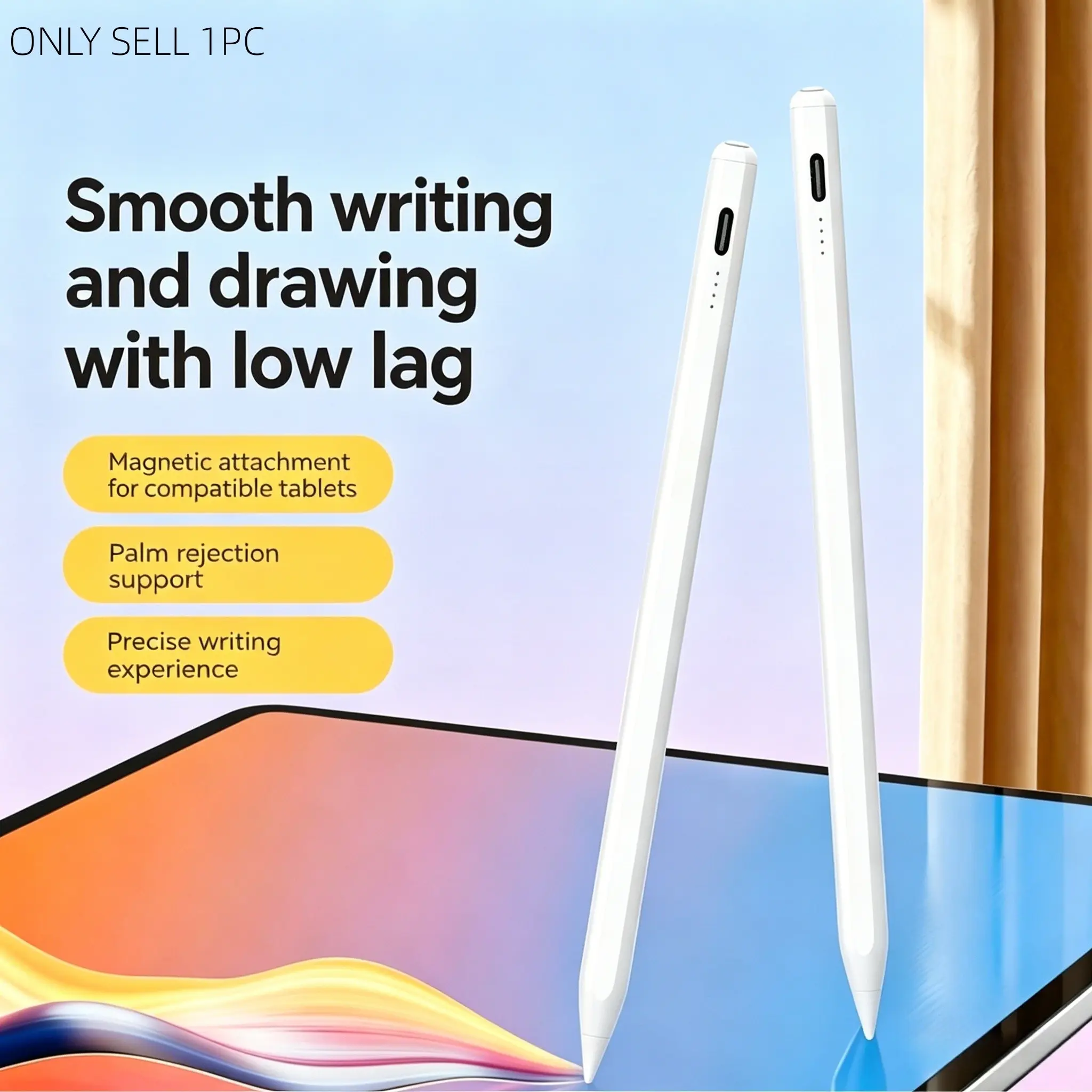 1pc Mobile Screen Tapping Device, Ideal for Online Classes, Note Recording, Digital Painting, Picture Retouching on Touch Devices