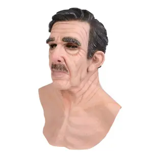High-Quality Latex Mask for Role Play, Realistic Skin Texture, Elastic Material, Perfect for Halloween and Costume Parties