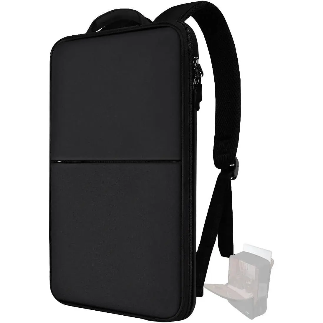 Slim & Expandable Laptop Backpack 17 inch Travel Business Backpack Water Resistant Daypack Bookpack for  17 inch NoteBooks,Black