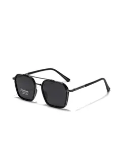 Unisex Vintage Geometric Frame Sunglasses Polarized, Fashionable Sunglasses, Street Style Sunglasses, Trendy Casual for Everyday Use, Fashion Accessories for Outdoor Activities, Casual Style Eyewear