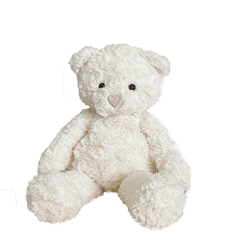 Curly-haired plush toy, Children's Day and Valentine's Day gift, claw machine plush toy, heart-shaped white bear plush toy Curly-haired plush toy, Children's Day and Valentine's Day gift, claw machine plush toy, heart-shaped white bear plush toy