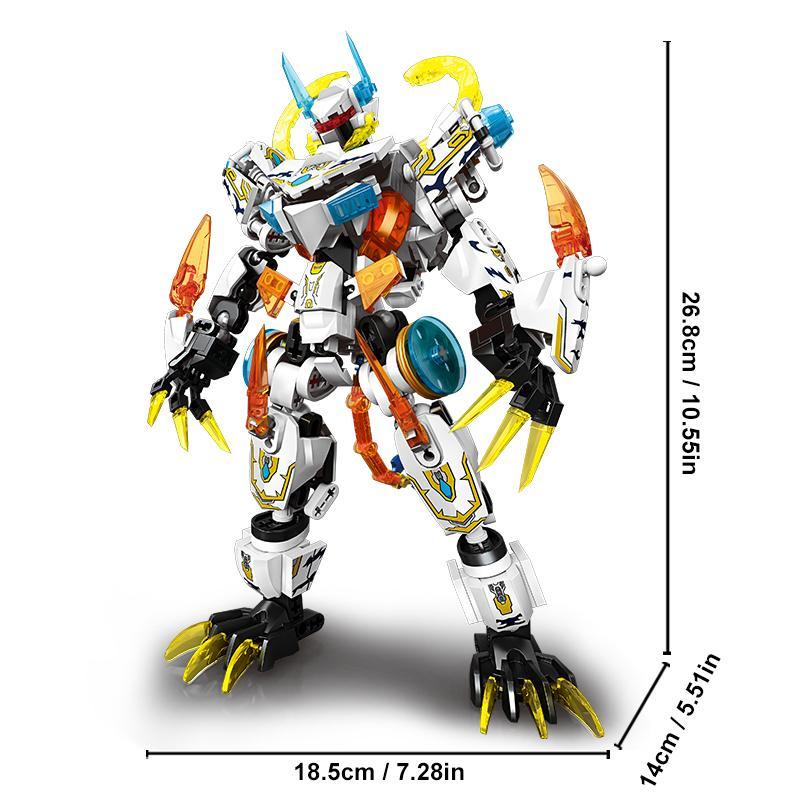 Creative Mechanical Transformation Robot Building Blocks Toy, Assembly Model Blocks Toy, Birthday Gift for Boys