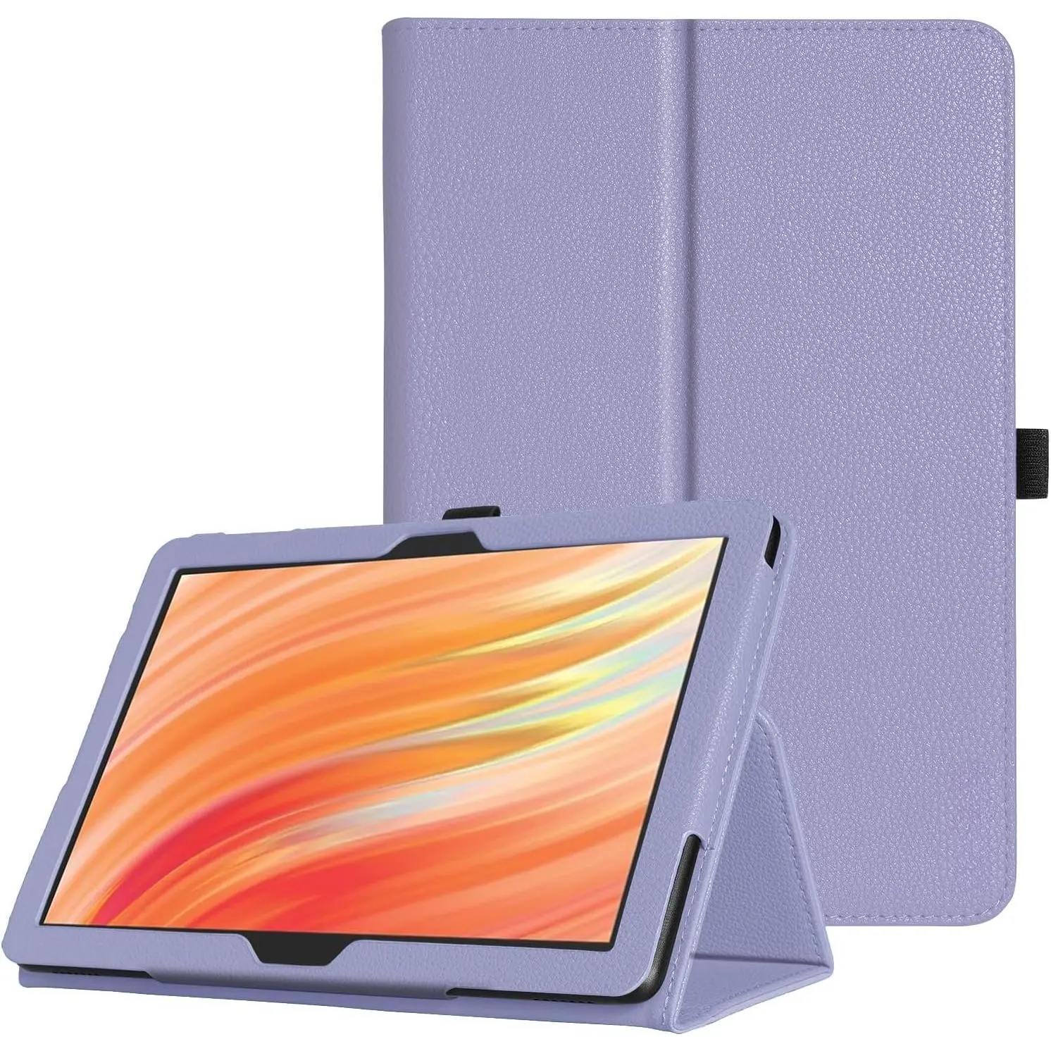 Folio Case Cover for 10.1" inch  Fire  10 Tablet (13th / 11th Generation, 2023/2021 Release), with Auto Wake/Sleep (Lilac)