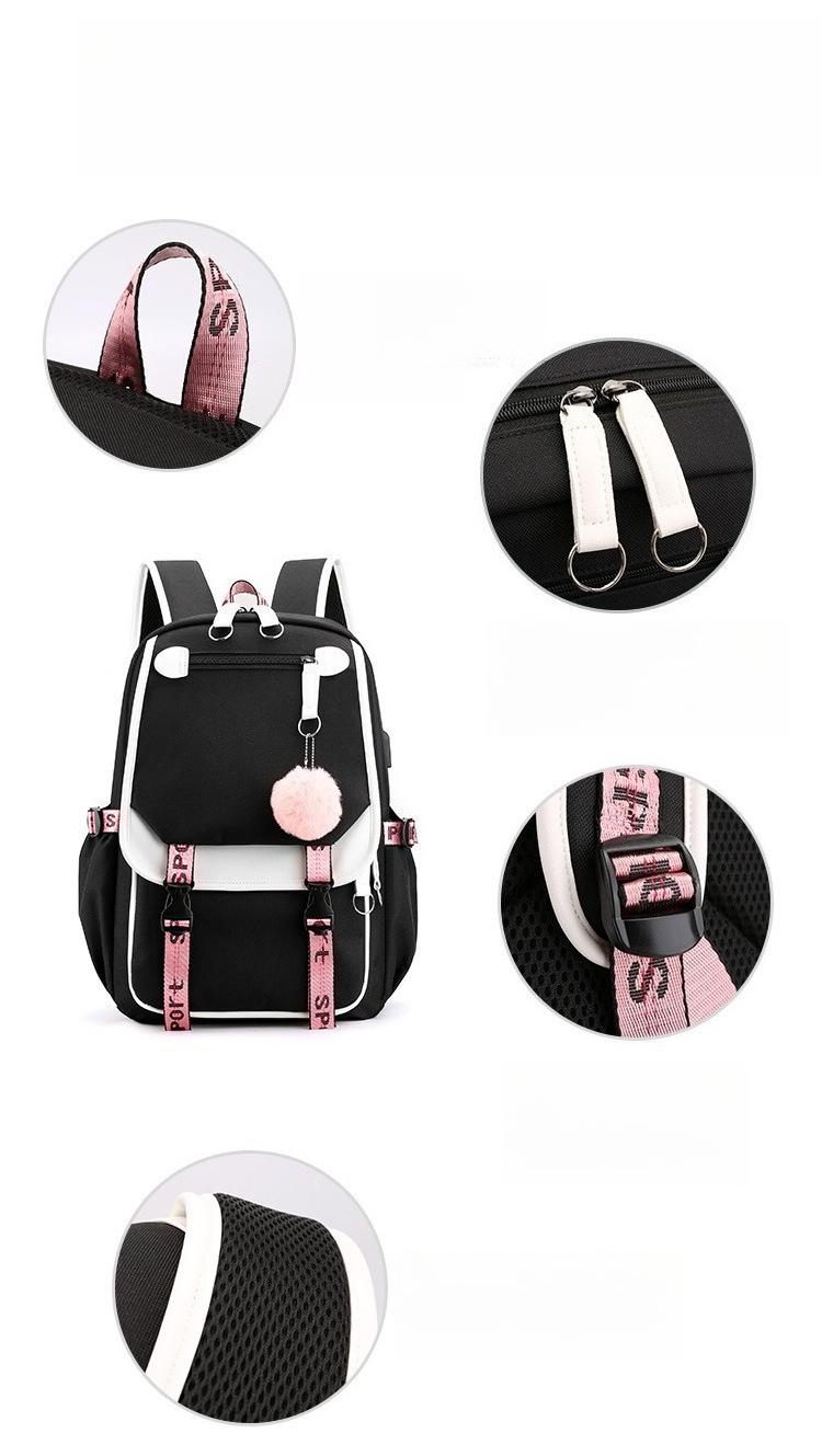 Hot-selling Stranger Things backpack USB charging backpack schoolbag foreign trade schoolbag stranger